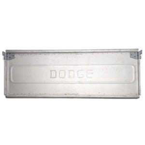 New 1946-50 Flat Fender Power Wagon Tailgate - Embossed “Dodge” - CC1095626-N