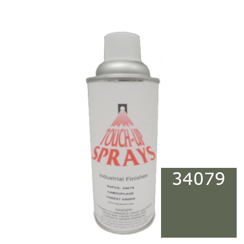 Rapco Touch-Up Sprays 12 oz Spray Paint Can #3407 - Forest Green  - #34079