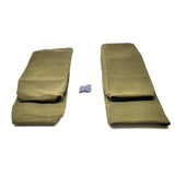 New WWII WC 3/4 & 1-1/2 Ton Open-Cab Canvas Seat Cover Set  - WCOCSCS