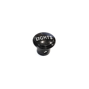 New Flat Fender Power Wagon Threaded Push/Pull Headlight Switch “LIGHTS” Knob  -  CC596901