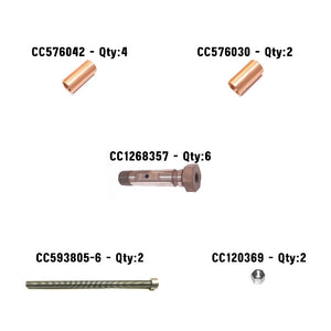 New M37/M43 Rear Leaf Spring Repair Kit - KRSR-03