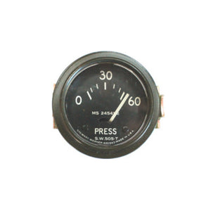 New Late Oil Pressure Gauge 24 Volt (60 lb) - MS 24541-2