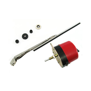 New 24 Volt Open Cab Wiper Motors - Red & Black Cover - EWMK25-24